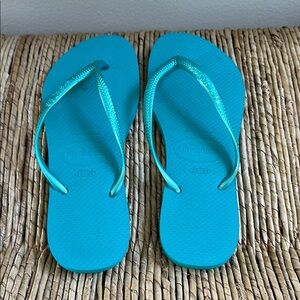 Havaianas Aqua Blue Sandals